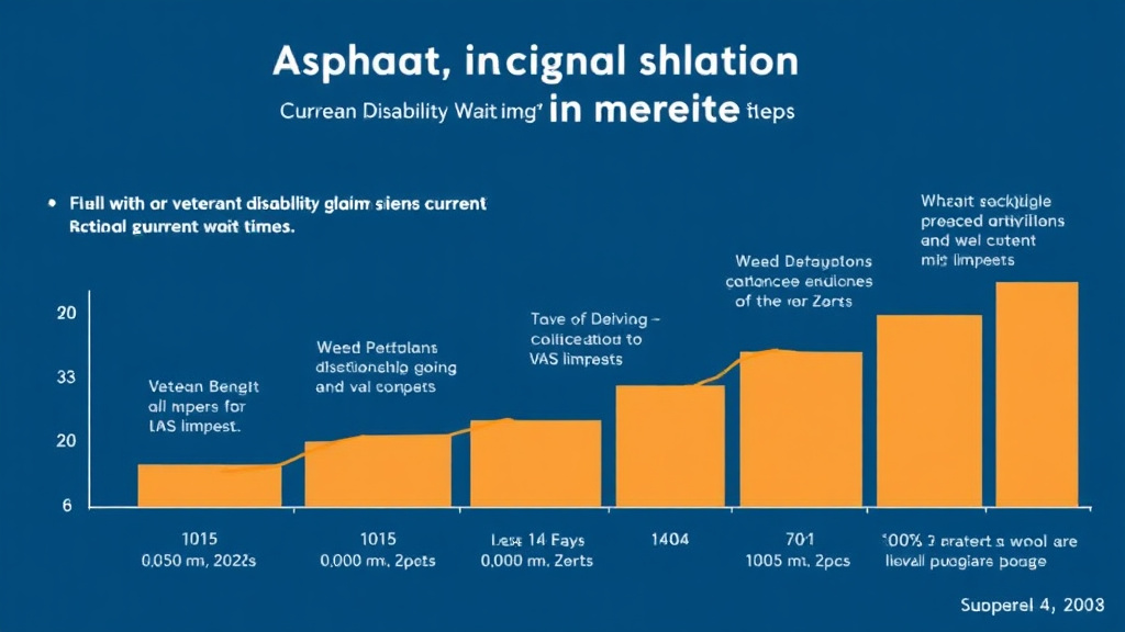 Visual guide for practical steps in va appeal backlog: current wait times