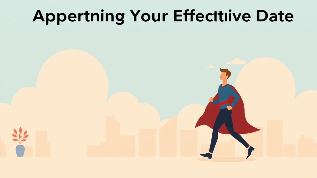 Illustration showing key concepts related to appealing your effective date