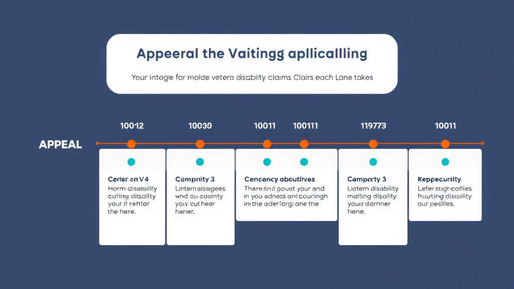 Visual guide for practical steps in appeal timeline: how long each lane takes