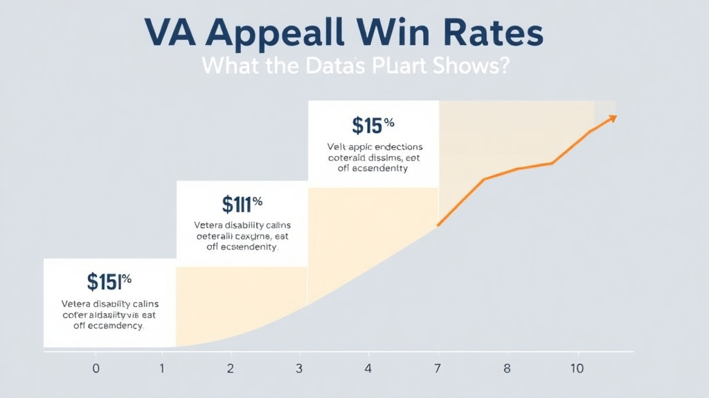 Illustration showing key concepts related to va appeal win rates: what the data shows