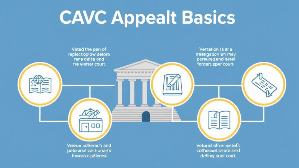 Visual guide for practical steps in cavc appeal basics: federal court for veterans