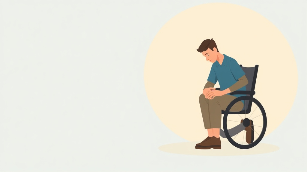 Illustration showing key concepts related to denied knee condition claim: how to respond