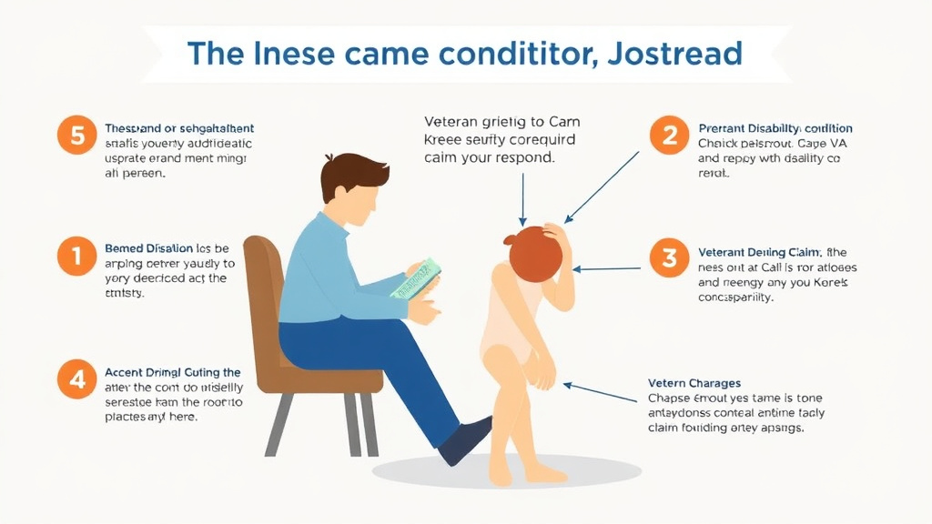 Visual guide for practical steps in denied knee condition claim: how to respond