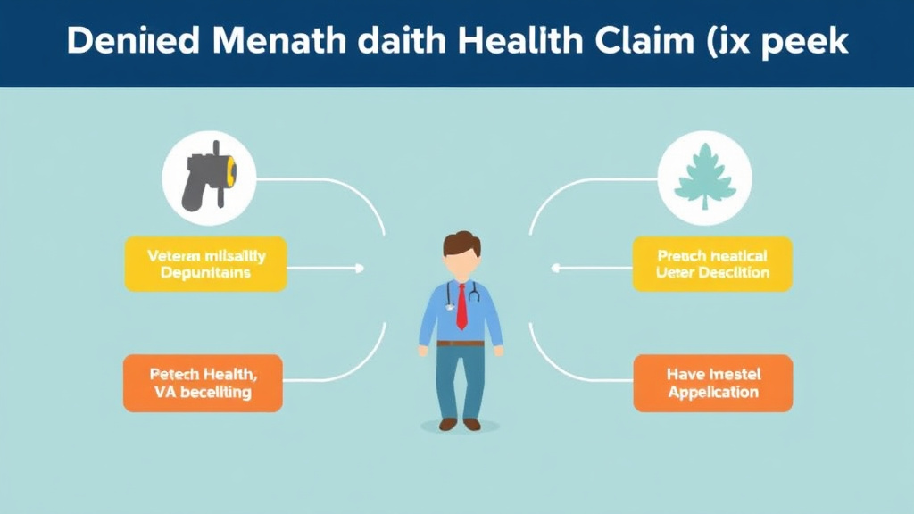 Visual guide for practical steps in denied mental health claim: appeal guide