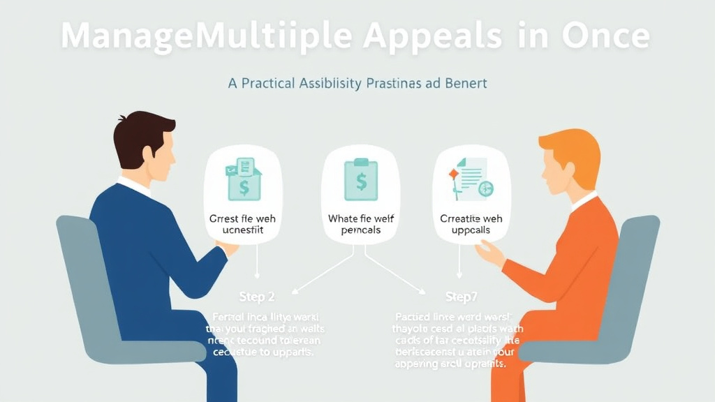 Process flow illustration for putting managing Multiple Appeals at Once into action