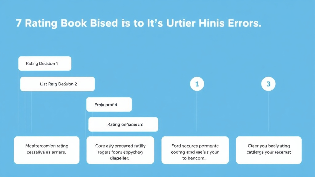 Visual guide for practical steps in rating decision review: finding errors