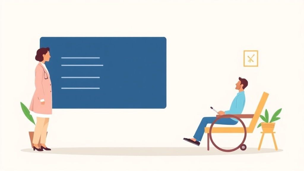 Illustration showing key concepts related to cancer claim strategy: presumptive and direct