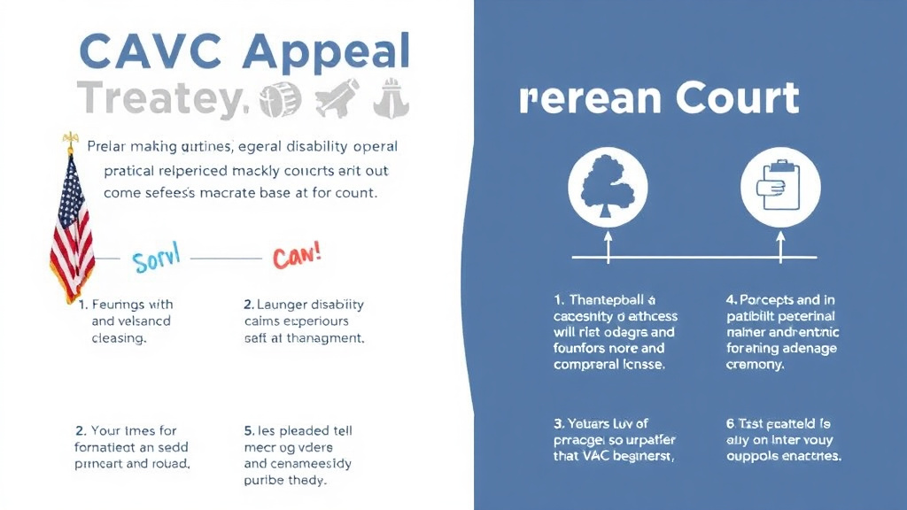 Visual guide for practical steps in cavc appeal strategy: taking your case to federal court