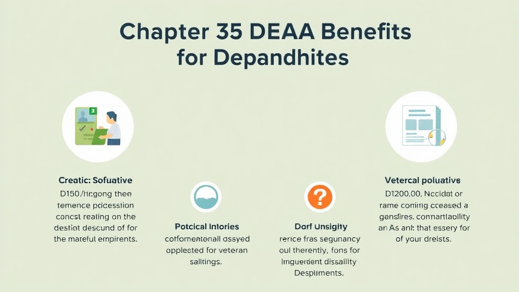 Visual guide for practical steps in chapter 35 dea benefits for dependents