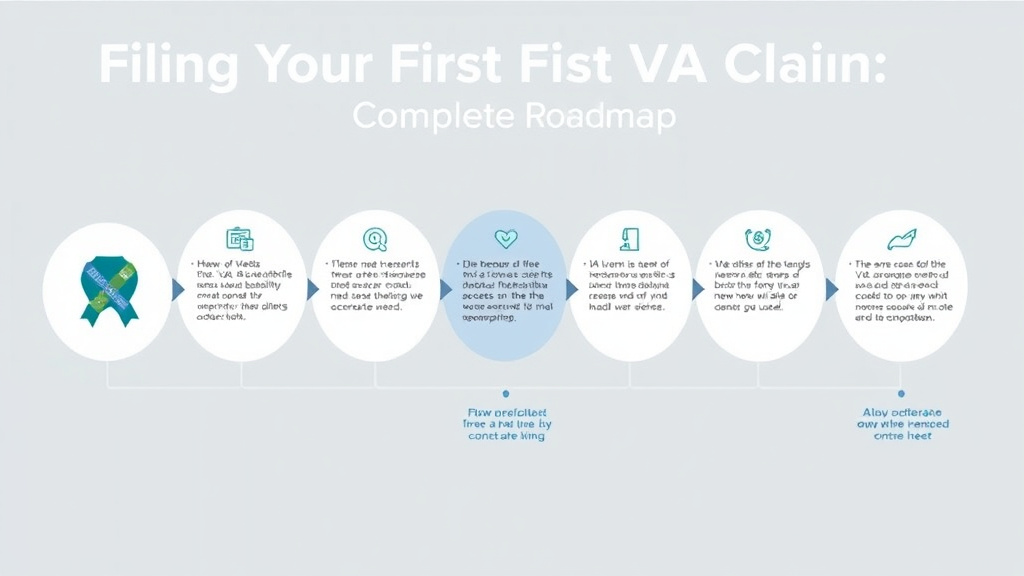 Visual guide for practical steps in filing your first va claim: complete roadmap