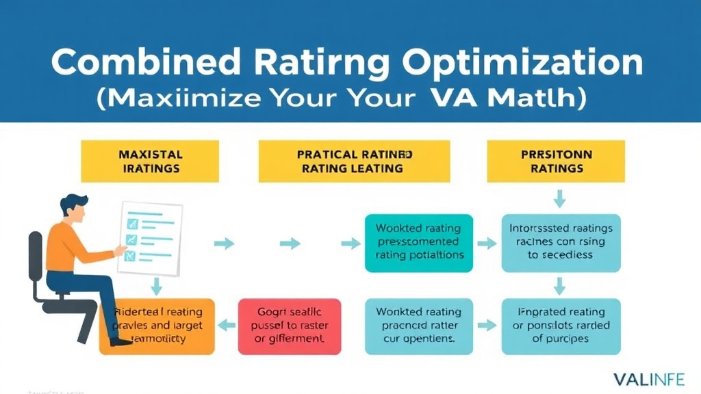 Visual guide for practical steps in combined rating optimization: maximize your va math