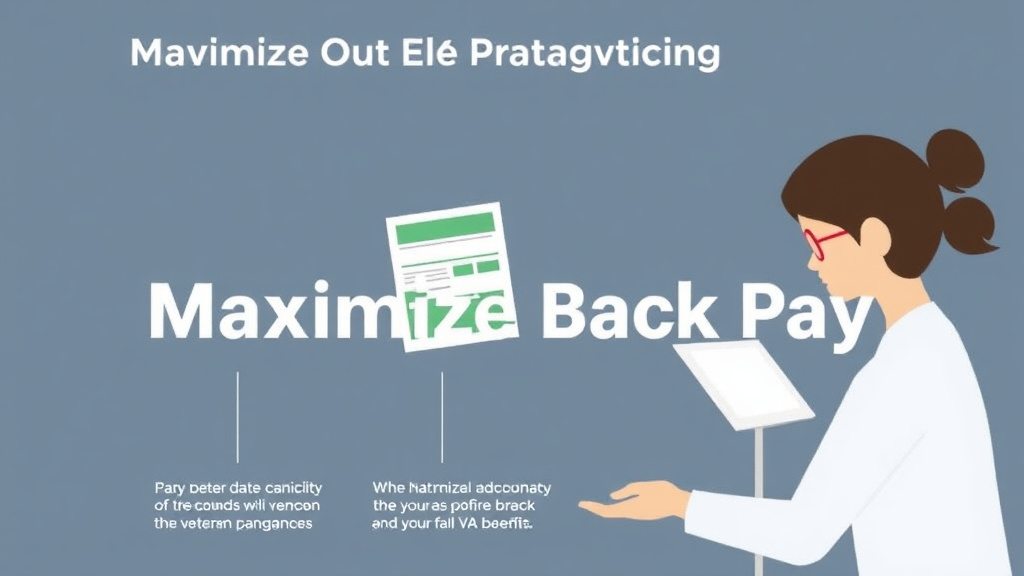 Real-world application diagram for effective Date Strategy: Maximize Back Pay