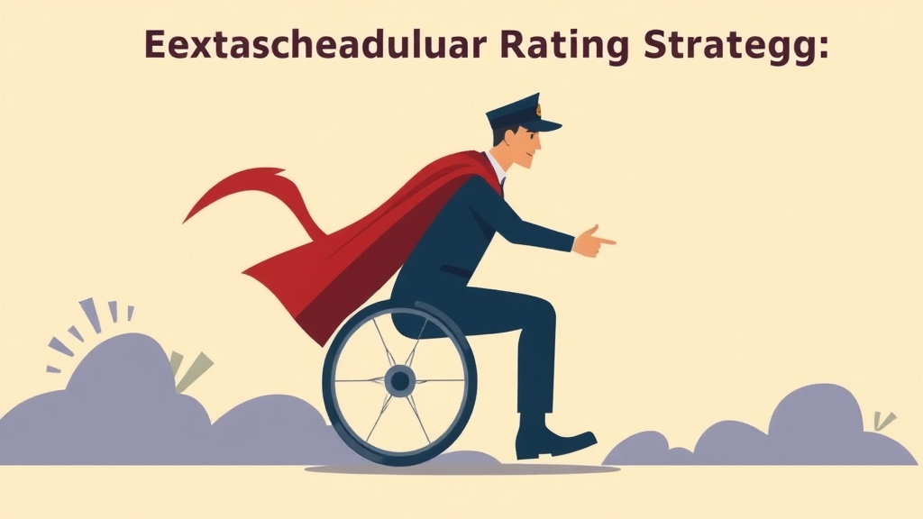 Illustration showing key concepts related to extraschedular rating strategy