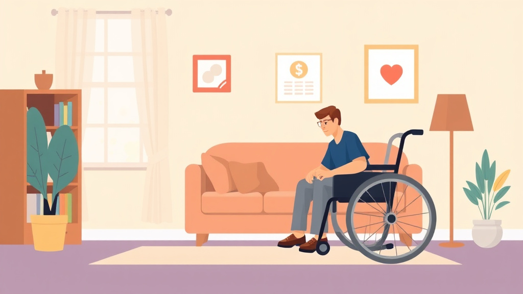 Illustration showing key concepts related to housebound benefit strategy