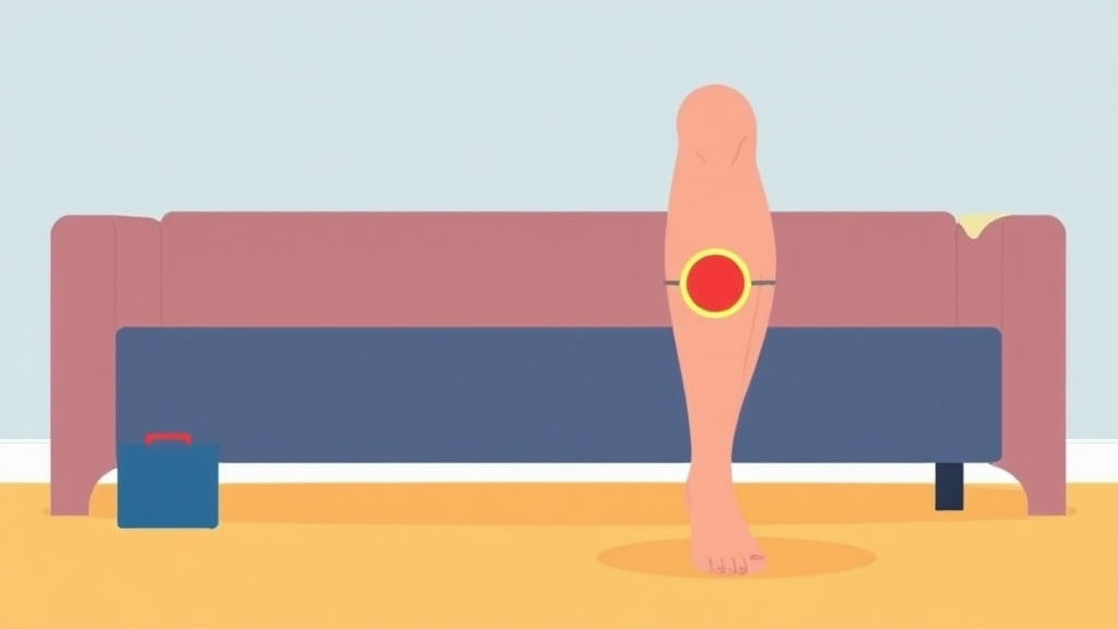 Illustration showing key concepts related to knee condition secondary claims strategy