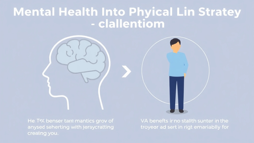 Visual guide for practical steps in mental health plus physical: combined claim strategy