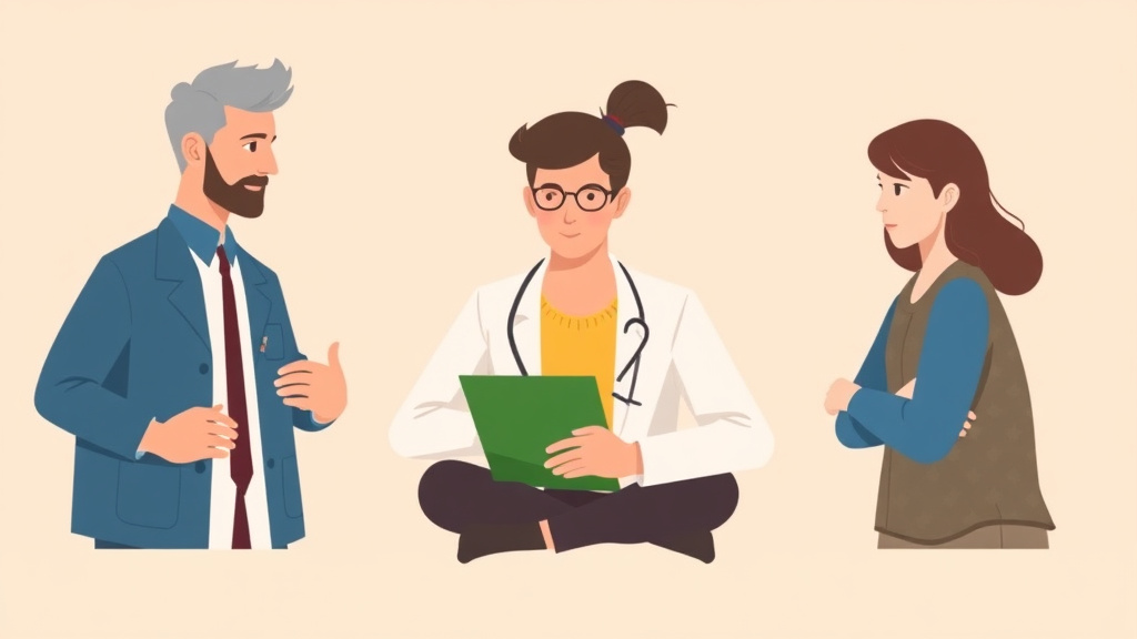 Illustration showing key concepts related to multiple mental health conditions strategy