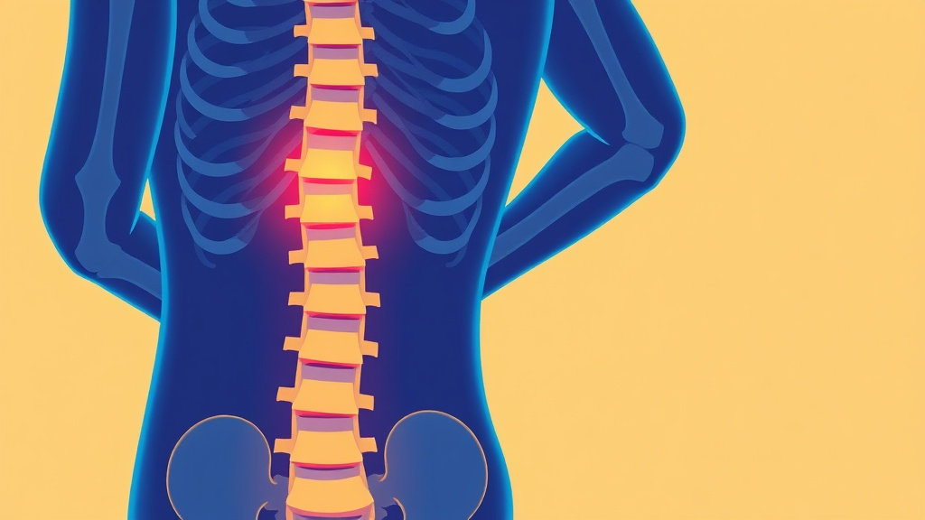 Illustration showing key concepts related to musculoskeletal claim strategy: joints, spine, muscles