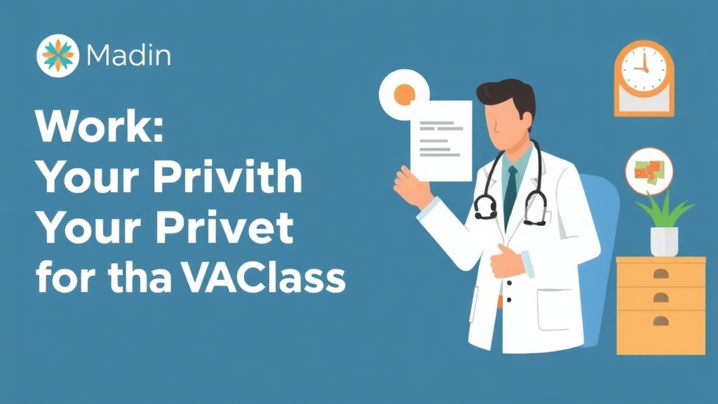 Visual guide for practical steps in working with your private doctor for va claims