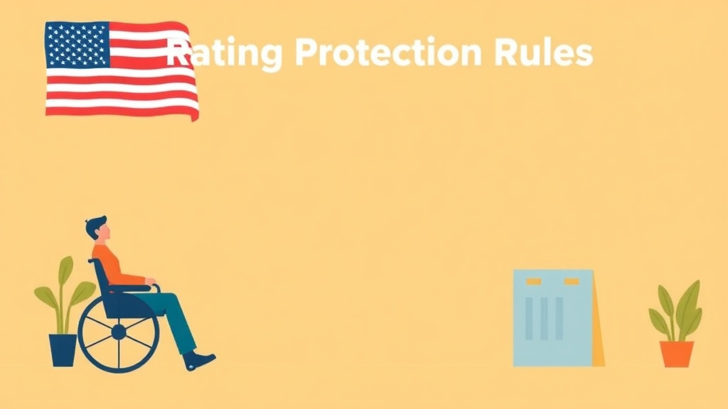 Illustration showing key concepts related to using rating protection rules to your advantage