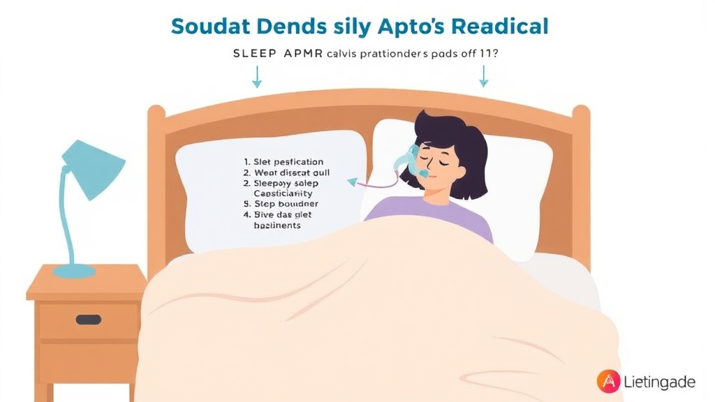 Visual guide for practical steps in sleep apnea as a secondary condition strategy