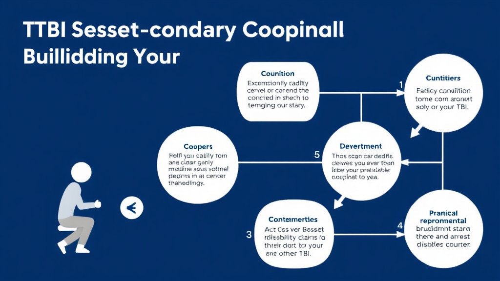 Visual guide for practical steps in tbi secondary conditions: building your claim