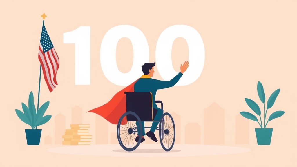 Illustration showing key concepts related to tdiu strategy: getting 100% pay