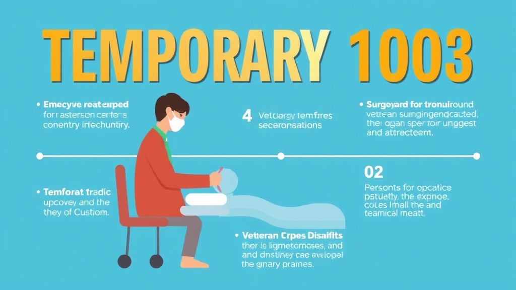 Visual guide for practical steps in temporary 100% strategy for surgery and recovery
