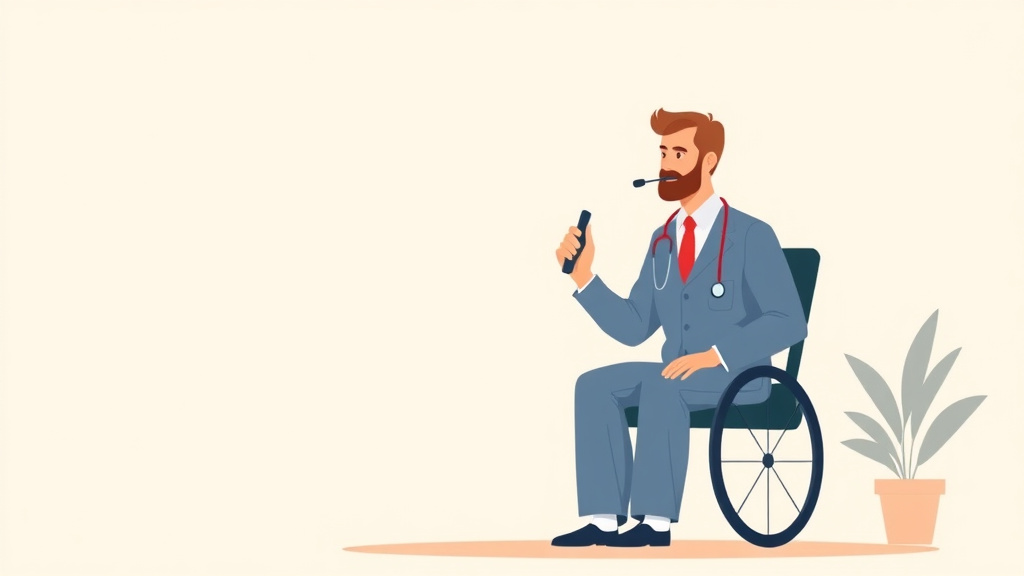 Illustration showing key concepts related to urological condition claim strategy