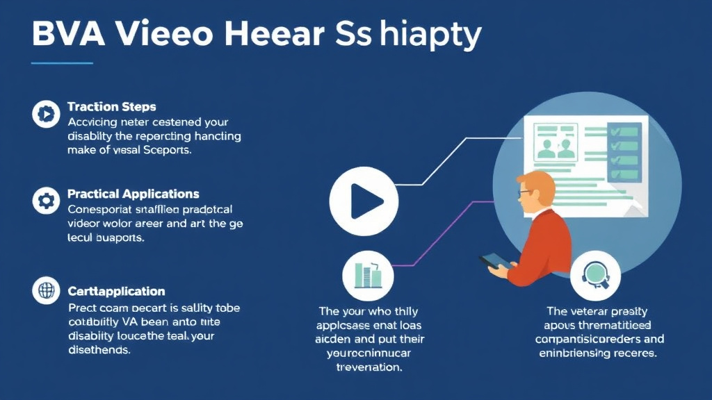 Visual guide for practical steps in bva video hearing strategy