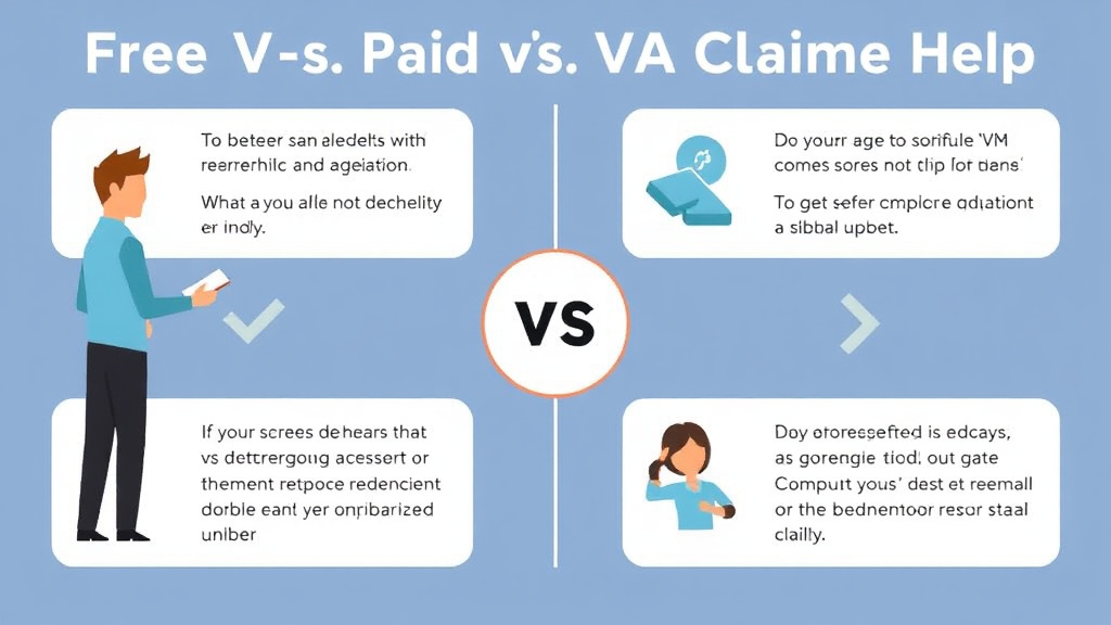 Visual guide for practical steps in free vs paid va claim help: what you get