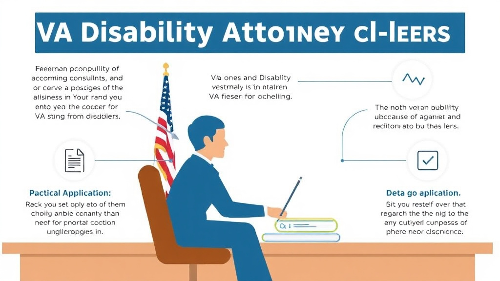 Visual guide for practical steps in va disability attorney fees explained
