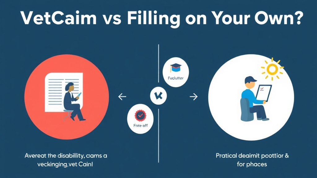 Step-by-step visual guide for implementing vetClaim vs Filing on Your Own: Is the Platform Worth It?