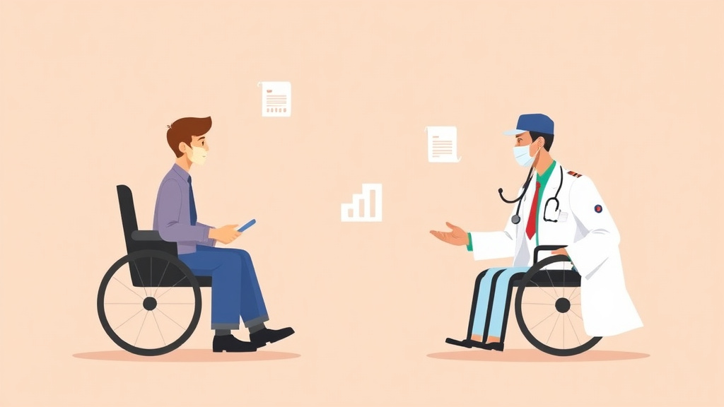 Illustration showing key concepts related to vetclaim vs trajector medical: which to choose