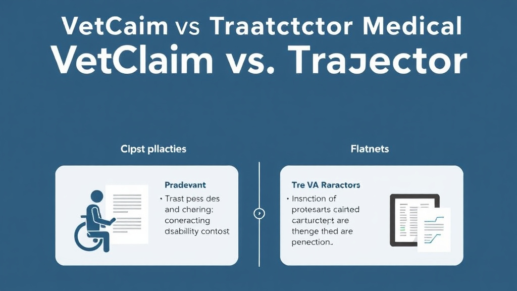 Visual guide for practical steps in vetclaim vs trajector medical: which to choose