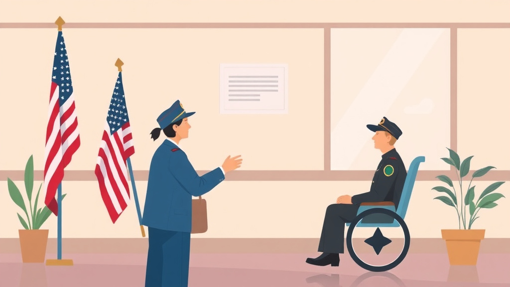 A professional illustration depicting VSO Wait Times: Why Veterans Are Looking for Alternatives