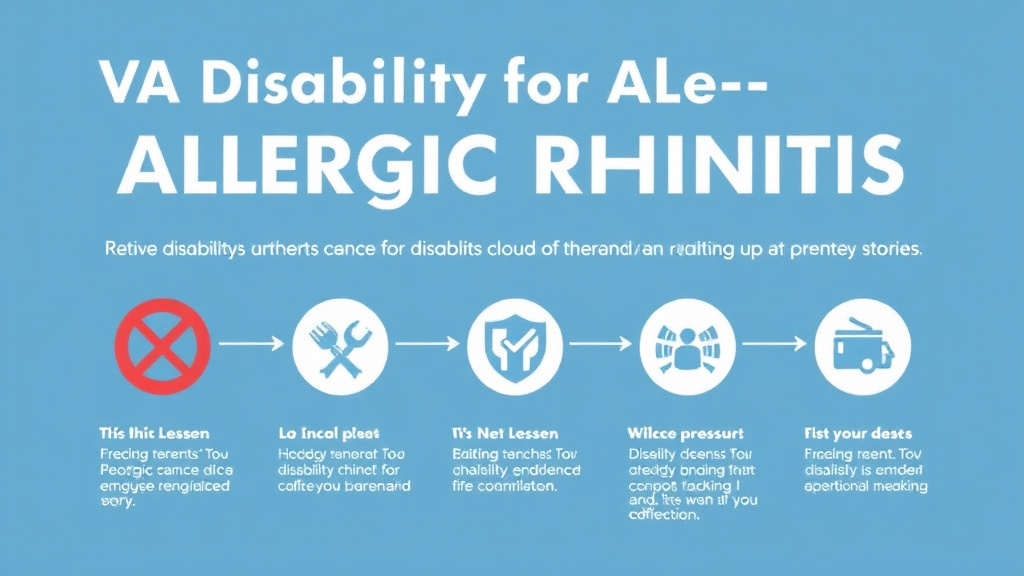 Practical checklist visual for VA Disability for Allergic Rhinitis: Rating Criteria, Evidence, and Claim Strategy