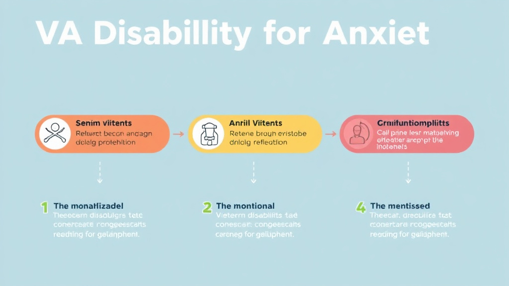 Hands-on guide visualization for VA Disability for Anxiety: Rating Criteria, Evidence, and Claim Strategy