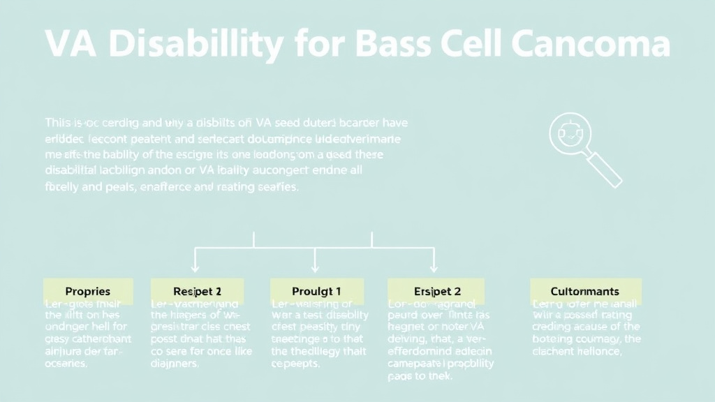 Visual guide for practical steps in va disability for basal cell carcinoma: rating criteria, evidence, and claim strategy