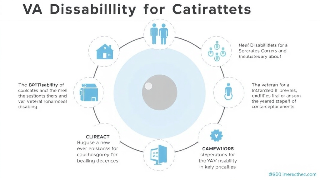Hands-on guide visualization for VA Disability for Cataracts: Rating Criteria, Evidence, and Claim Strategy