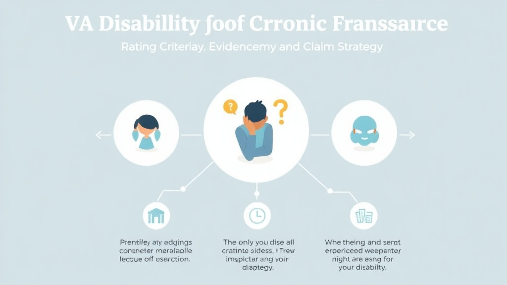 Visual guide for practical steps in va disability for chronic fatigue syndrome: rating criteria, evidence, and claim strategy