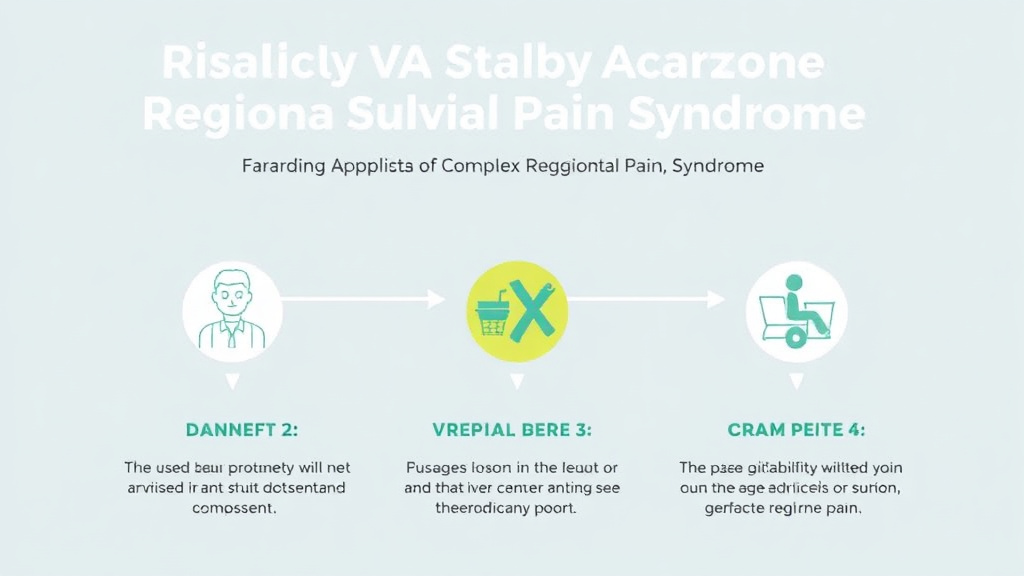 Visual guide for practical steps in va disability for complex regional pain syndrome: rating criteria, evidence, and claim strategy