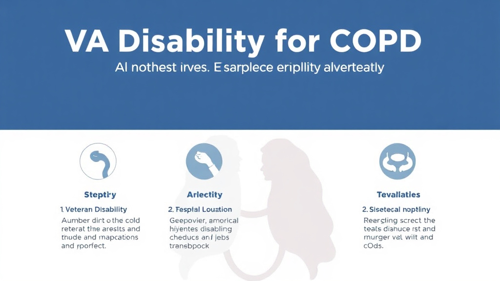 Hands-on guide visualization for VA Disability for COPD: Rating Criteria, Evidence, and Claim Strategy