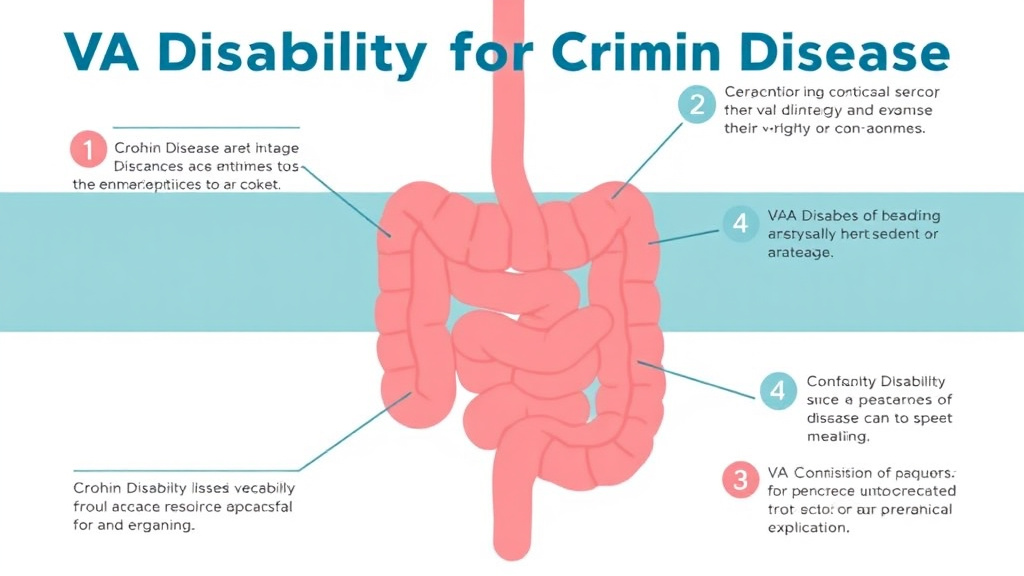 Visual guide for practical steps in va disability for crohn disease: rating criteria, evidence, and claim strategy