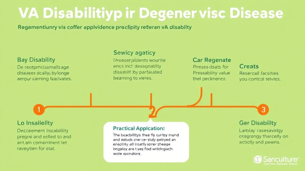 Visual guide for practical steps in va disability for degenerative disc disease: rating criteria, evidence, and claim strategy
