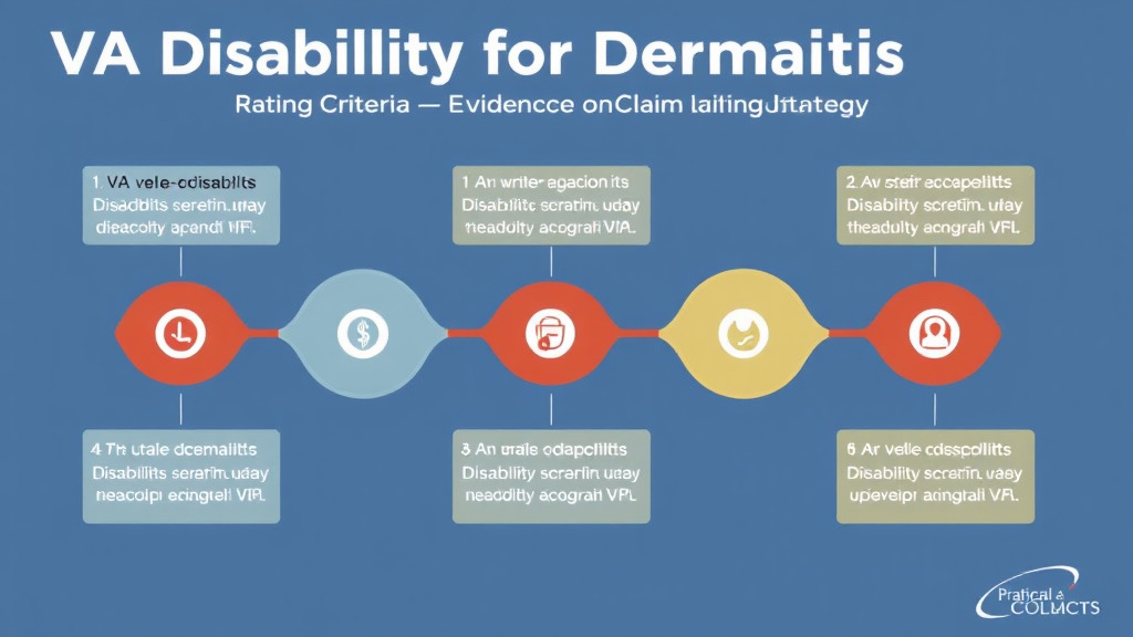 Practical checklist visual for VA Disability for Dermatitis: Rating Criteria, Evidence, and Claim Strategy