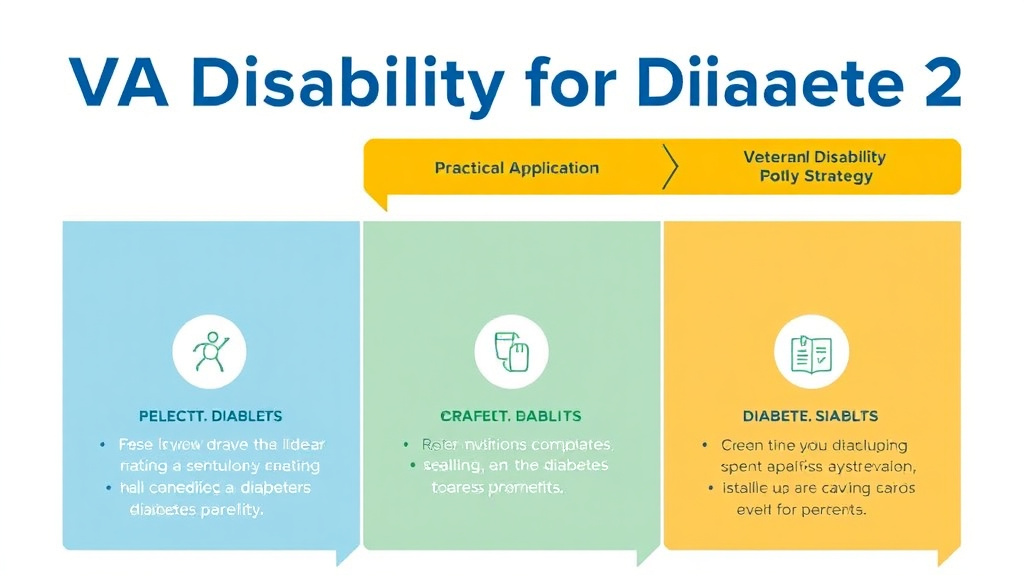 Practical checklist visual for VA Disability for Diabetes Type 2: Rating Criteria, Evidence, and Claim Strategy