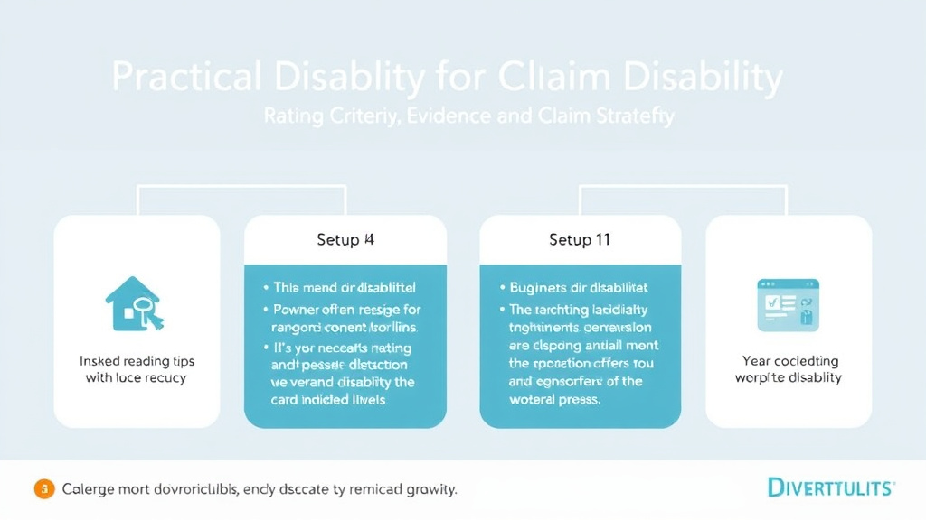 Hands-on guide visualization for VA Disability for Diverticulitis: Rating Criteria, Evidence, and Claim Strategy