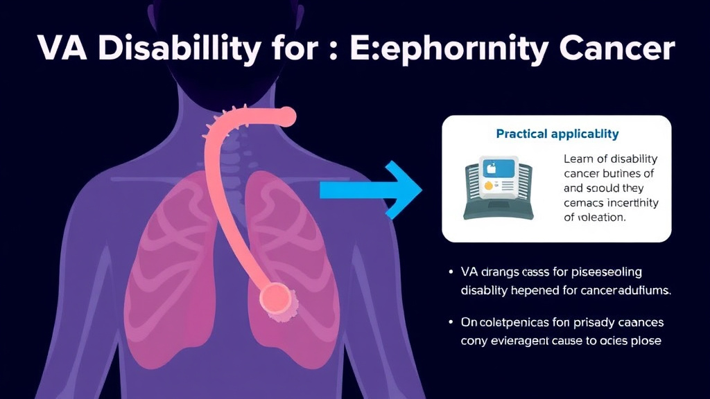 Visual guide for practical steps in va disability for esophageal cancer: rating criteria, evidence, and claim strategy