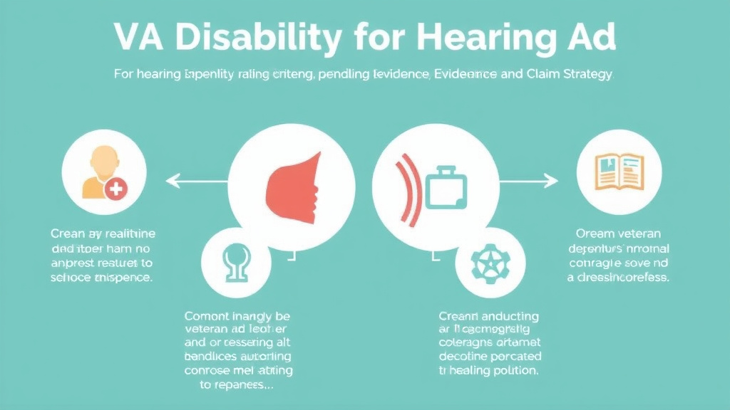 Practical checklist visual for VA Disability for Hearing Aid Dependency: Rating Criteria, Evidence, and Claim Strategy